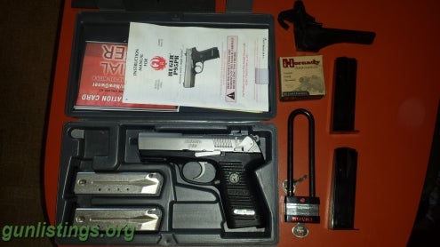 Pistols Ruger Stainless P95 9mm 17+1