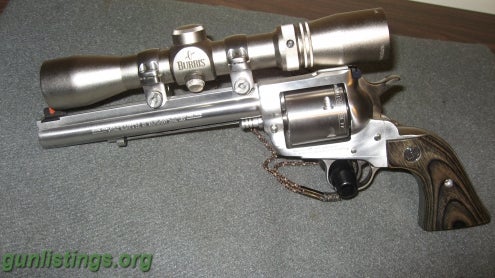 Pistols Ruger Super Blackhawk Hunter 44 Mag W/Burris 2x