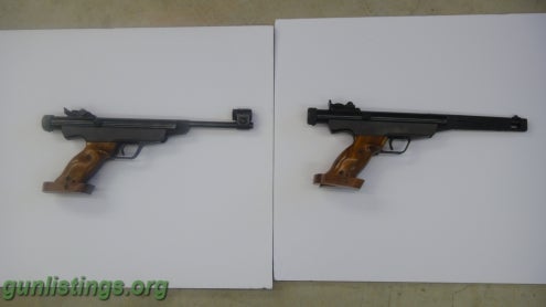 Pistols RWS Diana Model 6G And 6M Single Shot Pneumatic Air Gun