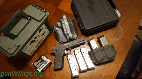 Pistols Sig Sauer Extreme 1911 With Ammo And Extras