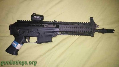Pistols Sig Sauer P556 SWAT W AAC Blackout 52T Flash Hider