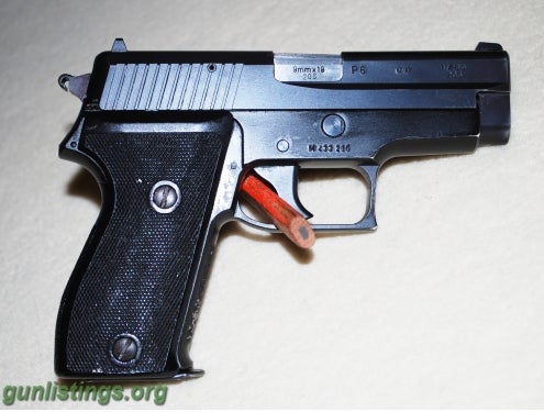 Pistols Sig Sauer P6 9mm