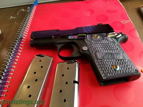Pistols Sig Sauer P938 (purple)