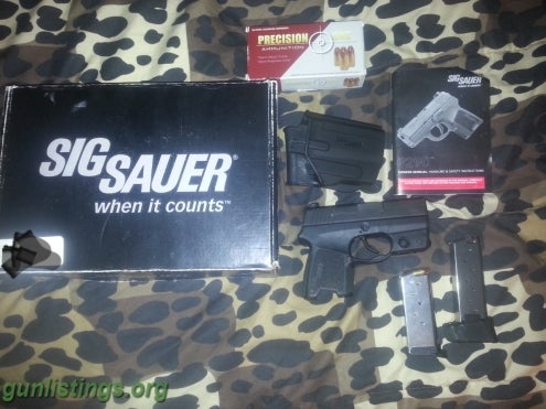 Pistols Sig Sauer P290 W/laser