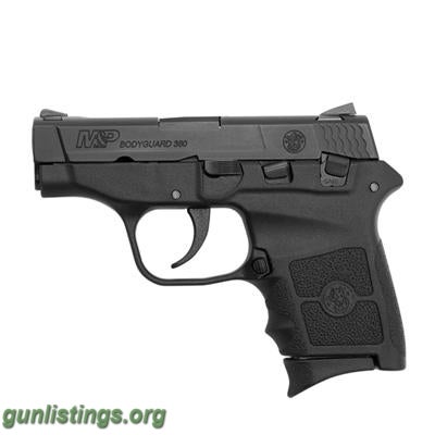 Pistols Smith & Wesson M&P Bodyguard .380 6Rd Black W/O Laser