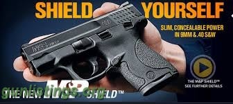 Pistols Smith And Wesson 9mm Shield Auto