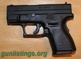 Pistols Springfield 9mm Xd9 Subcompact