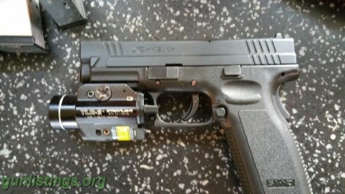 Pistols Springfield Armory  45 Acp Xd, W/streamlight/laser