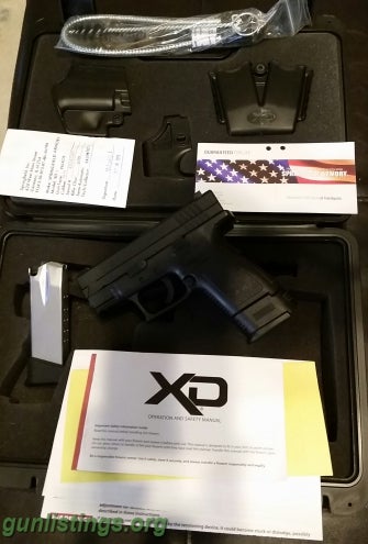 Pistols Springfield Armory XD9 Subcompact With Night Sights