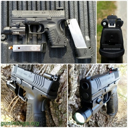 Pistols SPRINGFIELD ARMORY XD(M) 3.8â€³ COMPACT .40SW