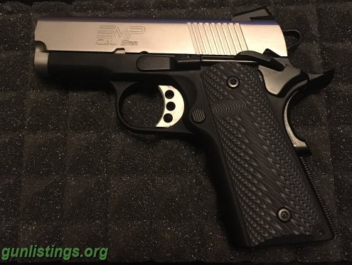 Pistols Springfield EMP 9mm W/ Black G10 Grips