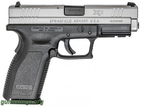 Pistols Springfield XD9 Essentials, 9mm,16rd, 4