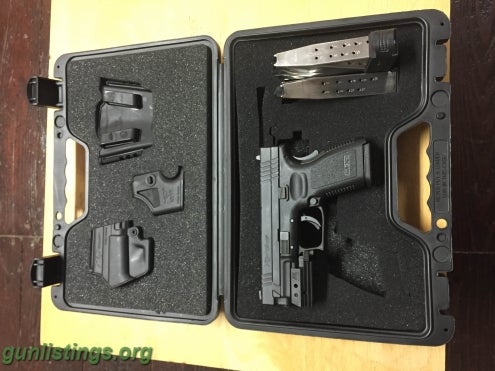 Pistols Springfield XD 45 With Laser
