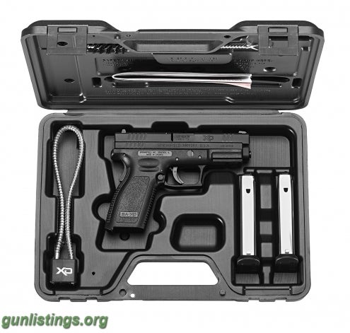 Pistols Springfield XD 9mm With Ammo, Mags, Lock, Kit