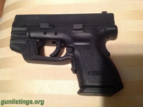 Pistols Springfield XD Subcompact With Laser 9mm