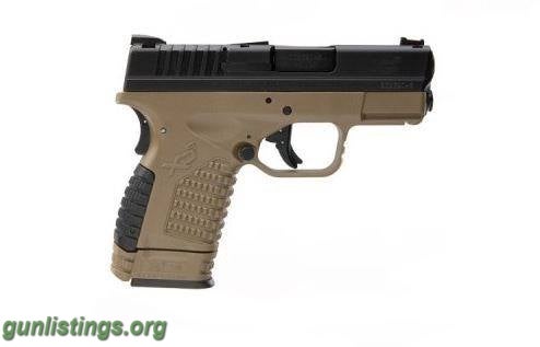 Pistols Springfield XDS .45ACP In FDE 3.3