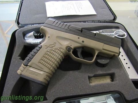 Pistols Springfield XDS FDE 9mm