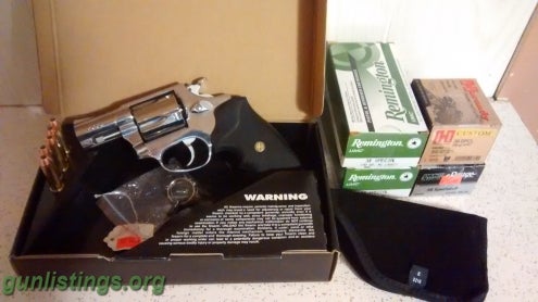 Pistols Stainless 38 With Ammo/-Trade-