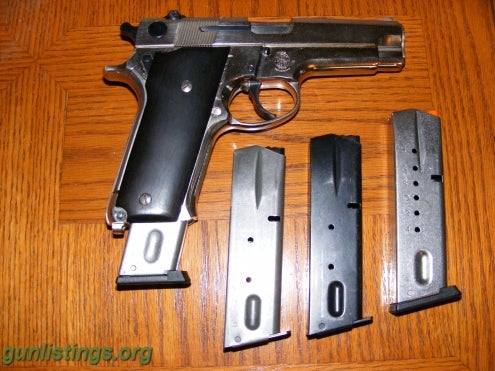 Pistols S&W Model 59 Nickel