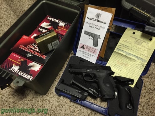 Pistols S&W M&P 40 W/CT Laser & Ammo