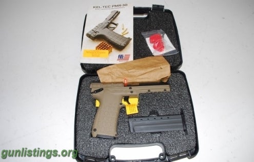 Pistols TAN Kel-Tec PMR 30 Keltec PMR30 .22 WMR Magnum 22