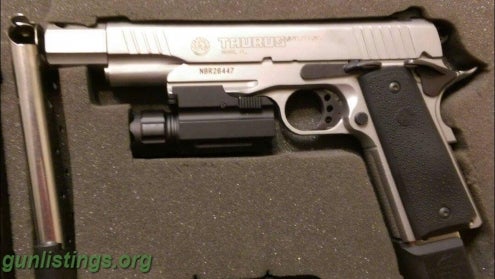 Pistols Taurus 1911 45 SS W/RAIL