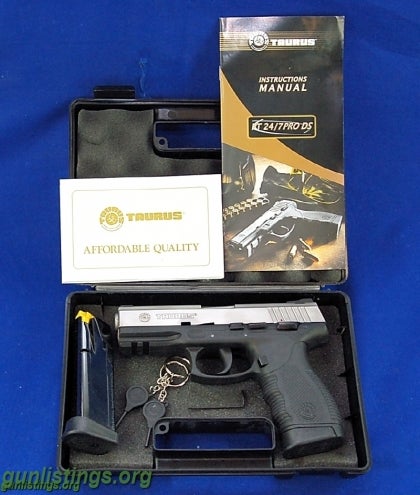 Pistols Taurus 24/7 Pro SS 9mm G1 NEW IN BOX