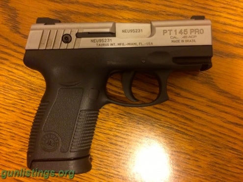 Pistols Taurus PT 145 Millenium Pro .45 ACP Includes Ammo/Case