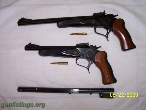 Pistols Two (2) Thompson Center Contenders