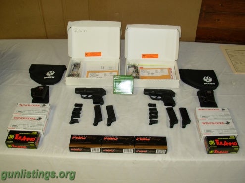 Pistols Two Ruger LCP 380 / 450Rds