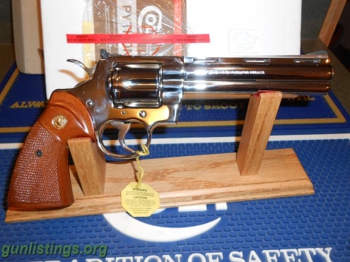 Pistols Unfired Colt Python 6