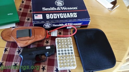 Pistols &W Bodyguard 380 With Laser