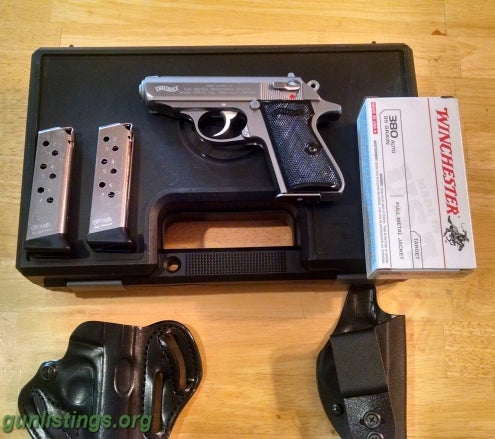 Pistols Walther PPKs, Stainless .380