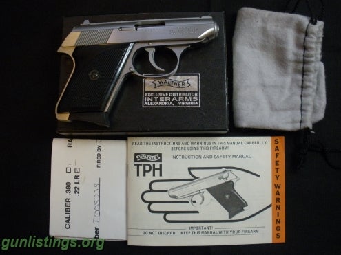 Pistols Walther TPH .22 Stainless
