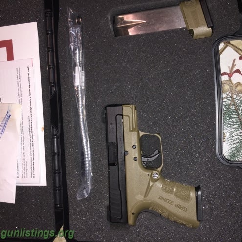 Pistols XD MOD2 9MM FDE New Unfired In Box With Ammo