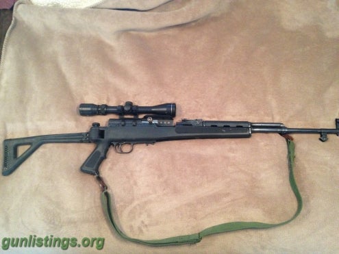 Rifles 1958 ROMANIAN SKS WITH FOLDING SYNTHETIC STOCK, SCOPE,