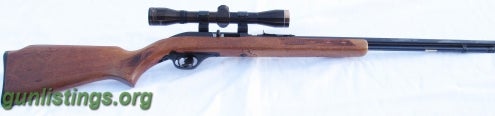 Rifles 1983 -- Marlin Firearms â€“ Model 60 .22 Cal.Barrel â€“ JM.