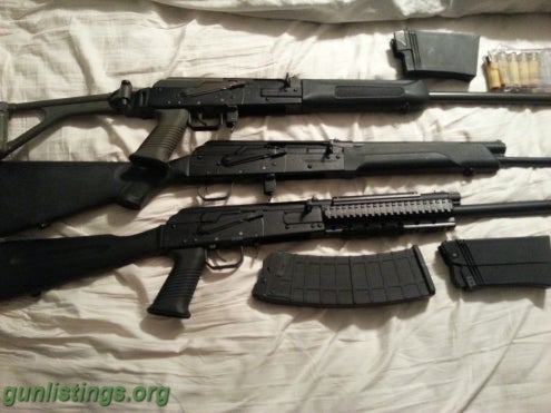 Rifles 3 Saigas 12 20 410 With Extras Priced To Sell