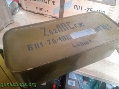 Rifles 7.62x54 Ammo Spam Cans