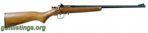 Rifles CRICKETT 22 BL/WALNUT SINGLE-SHOT 22 LR. Buy Now For C