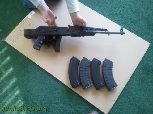 Rifles Half New AK 47.62 X 39mm For Sale. Text     (234) 300-