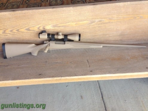 Rifles Remington 700, 7mm Rem, Desert Tan, W/Scope Good Cond