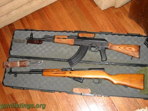 Rifles AK-47 And SKS