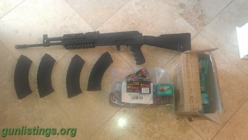 Rifles AK-47 M+M, 650 Rounds, 4 Magazines