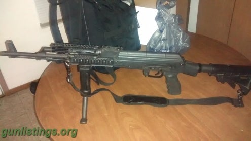 Rifles AK47 W/6 Mag + 1 Drum Mag.1000 Rounds Of 7.62x39