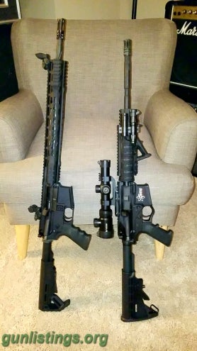 Rifles ATI Ar 15 With Scope And Accessories