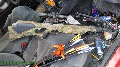 Rifles Barnett Ghost 350 Carbon Fiber And Camo Crossbow