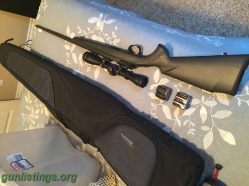 Rifles Browning T Bolt 17 HMR W Scope And Case