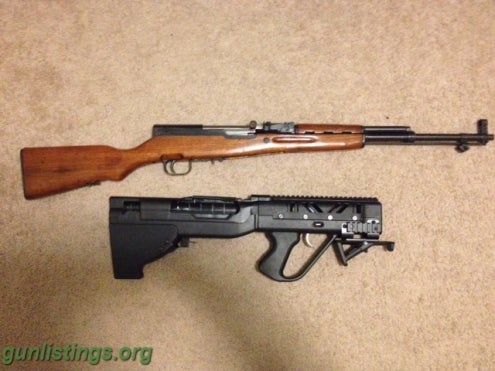 Rifles Bullpup: Norinco SKS W/ SG Works Tactical Stock