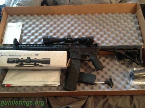 Rifles Custom Ar15 W/vortex 4x16 Scope And 1000rds Xm855